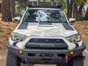 Toyota 4Runner Flexible Solar Panel Kit - Complete Kit w/ Waterproof Controller + Hood Decal - 4th&5th Gen w/ Hood Scoop - 80W